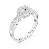 Ladies Ring LR-0273@7 - White Gold - Image
