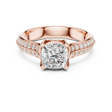 Ladies Ring LR-0274@7 - Rose Gold - Image