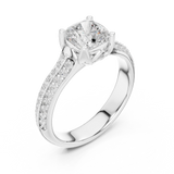 Ladies Ring LR-0274@7 - White Gold - Image