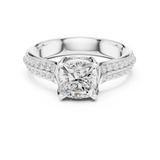 Ladies Ring LR-0274@7 - White Gold - Image