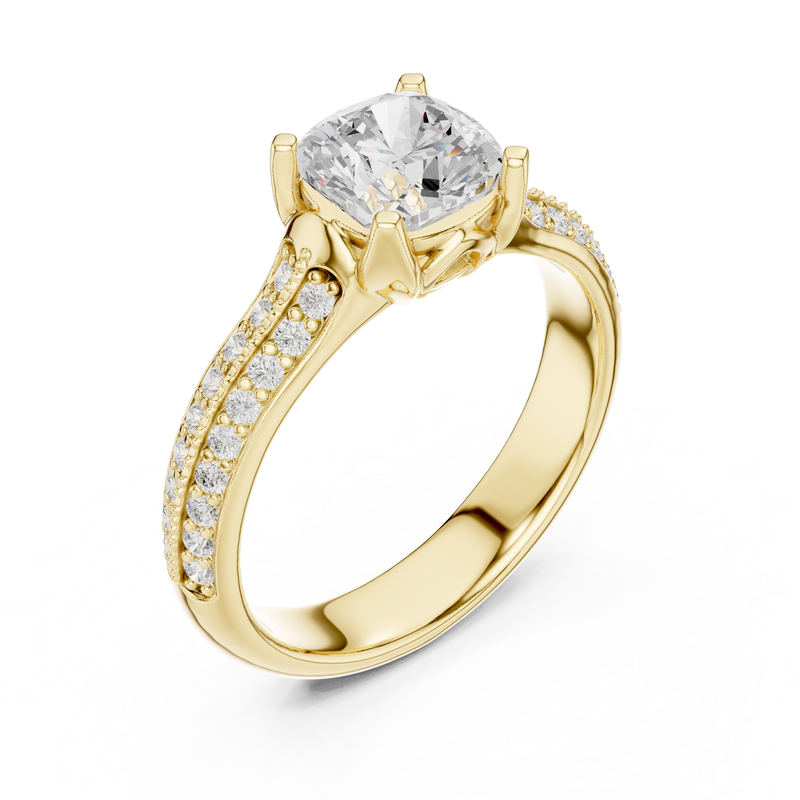 Ladies Ring LR-0274@7 - Yellow Gold - Image