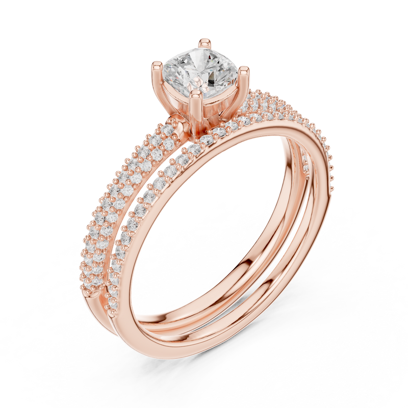 Ladies Ring LR-0276@7 - Rose Gold - Image