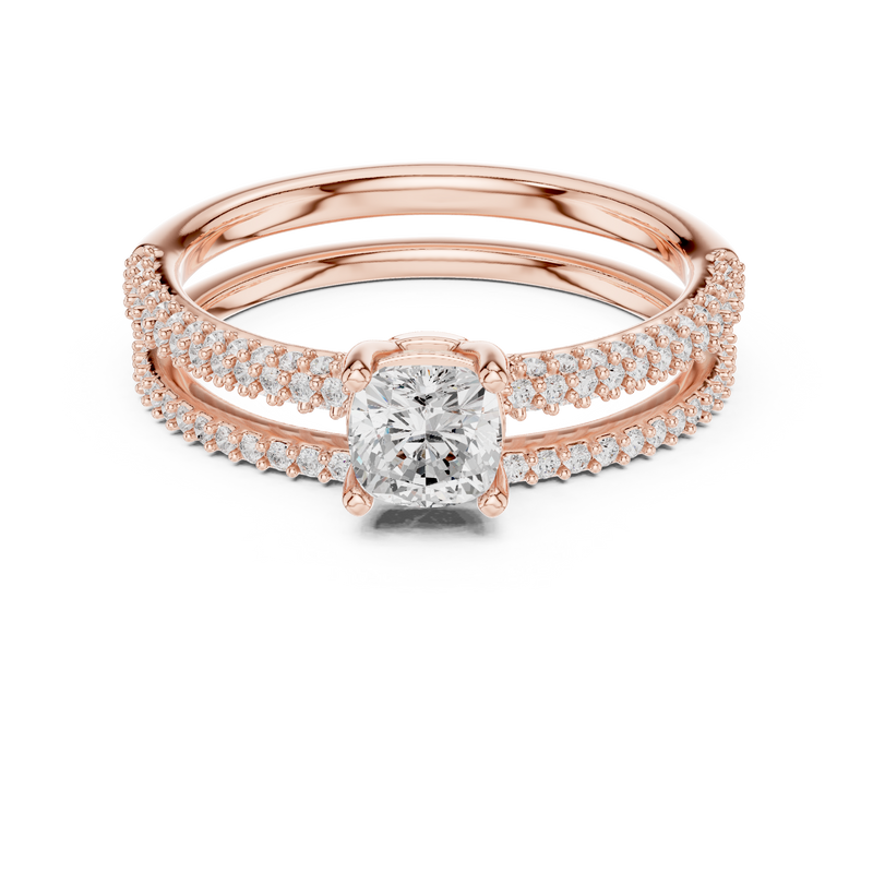 Ladies Ring LR-0276@7 - Rose Gold - Image