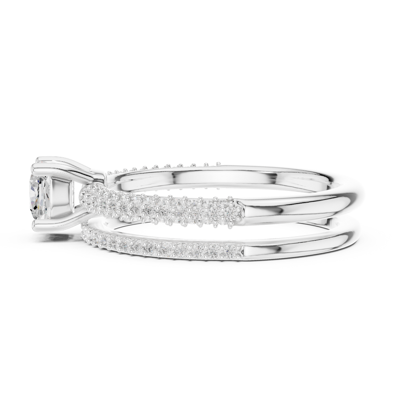 Ladies Ring LR-0276@7 - White Gold - Image