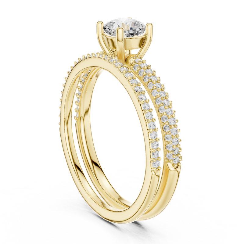 Ladies Ring LR-0276@7 - Yellow Gold - Image