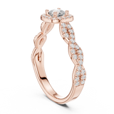 Ladies Ring LR-0277@7 - Rose Gold - Image
