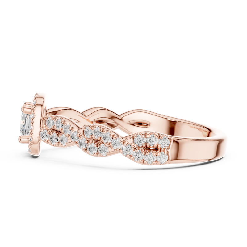 Ladies Ring LR-0277@7 - Rose Gold - Image