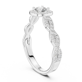 Ladies Ring LR-0277@7 - White Gold - Image