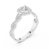 Ladies Ring LR-0277@7 - White Gold - Image