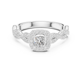 Ladies Ring LR-0277@7 - White Gold - Image