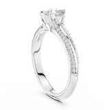 Ladies Ring LR-0278@7 - White Gold - Image