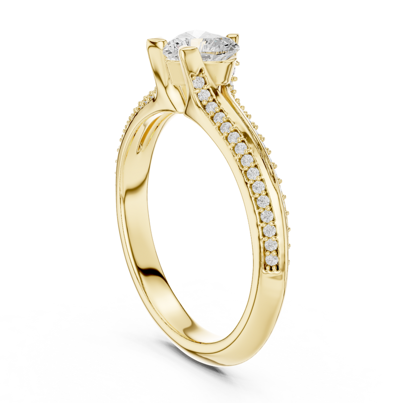 Ladies Ring LR-0278@7 - Yellow Gold - Image