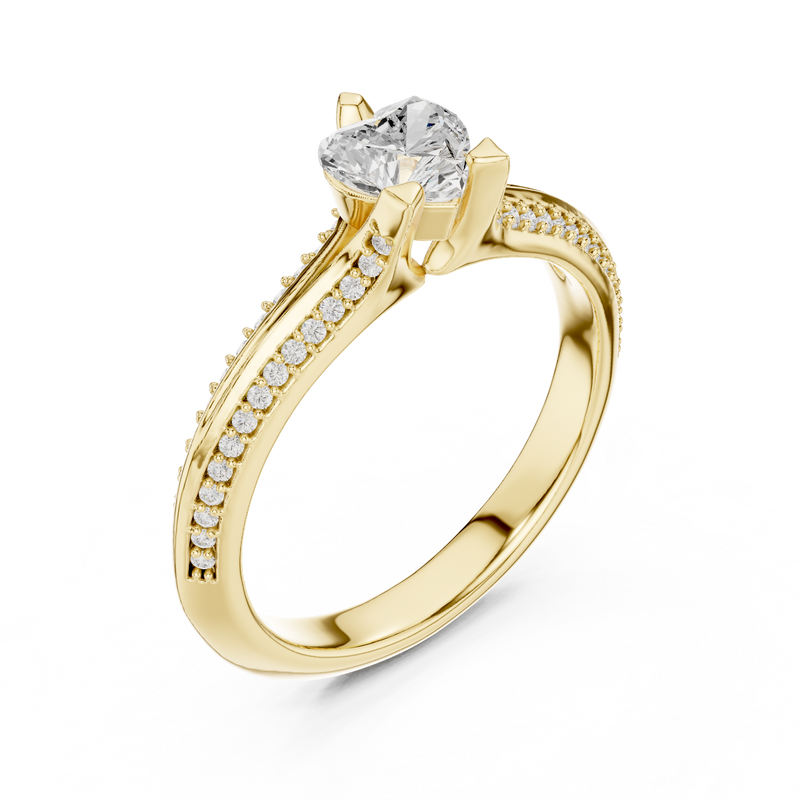 Ladies Ring LR-0278@7 - Yellow Gold - Image