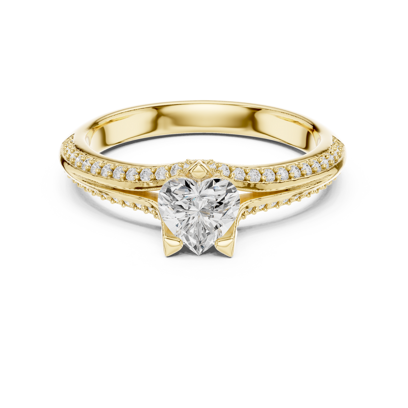 Ladies Ring LR-0278@7 - Yellow Gold - Image