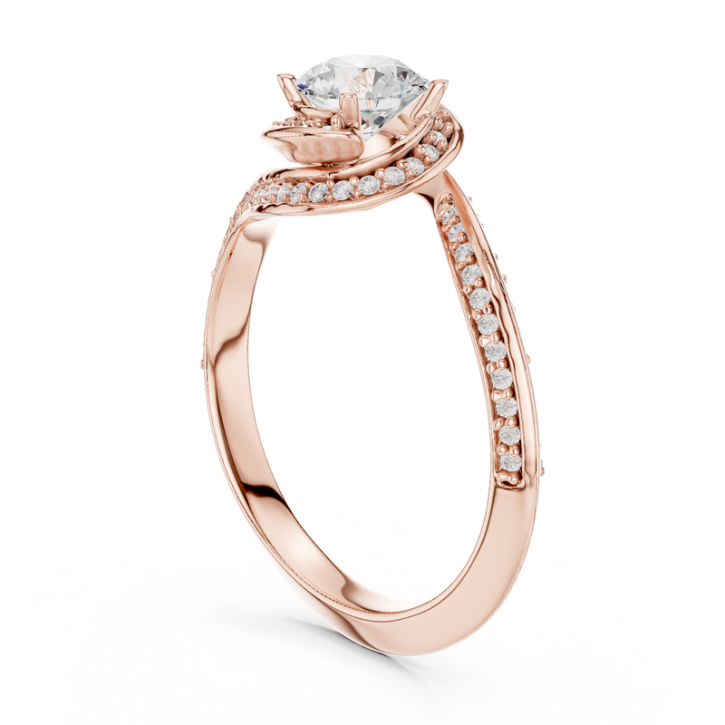 Ladies Ring LR-0279@7 - Rose Gold - Image