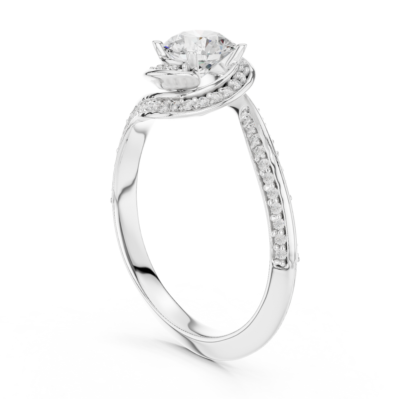 Ladies Ring LR-0279@7 - White Gold - Image