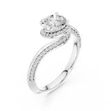 Ladies Ring LR-0279@7 - White Gold - Image