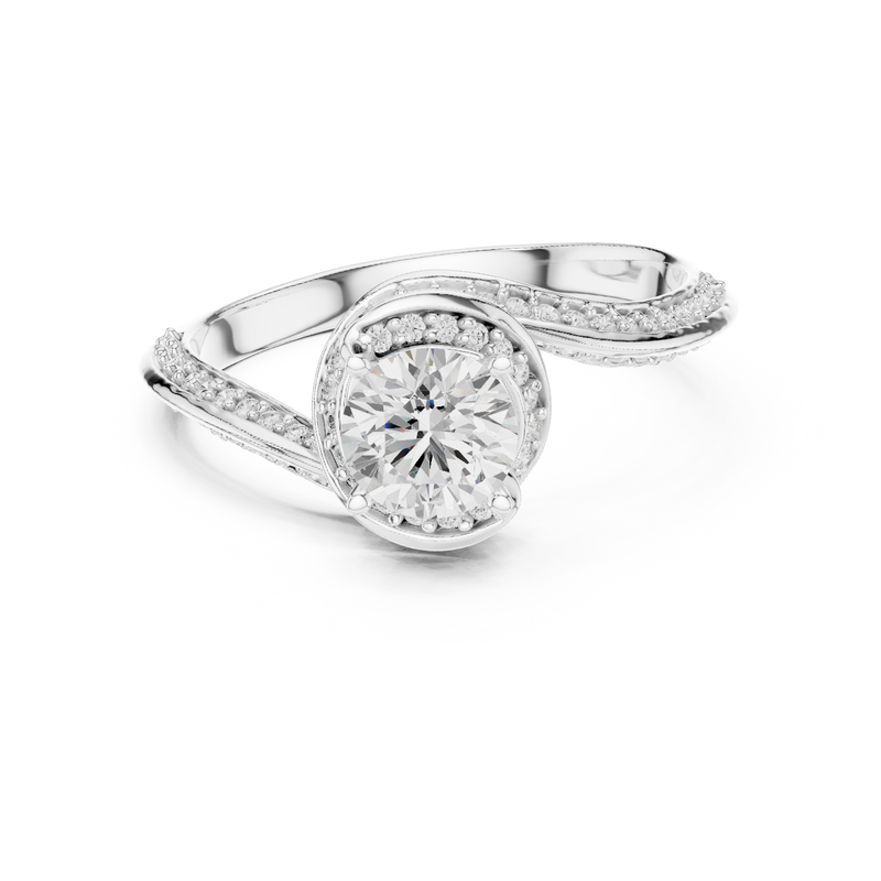 Ladies Ring LR-0279@7 - White Gold - Image