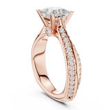 Ladies Ring LR-0280@7 - Rose Gold - Image