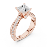 Ladies Ring LR-0280@7 - Rose Gold - Image