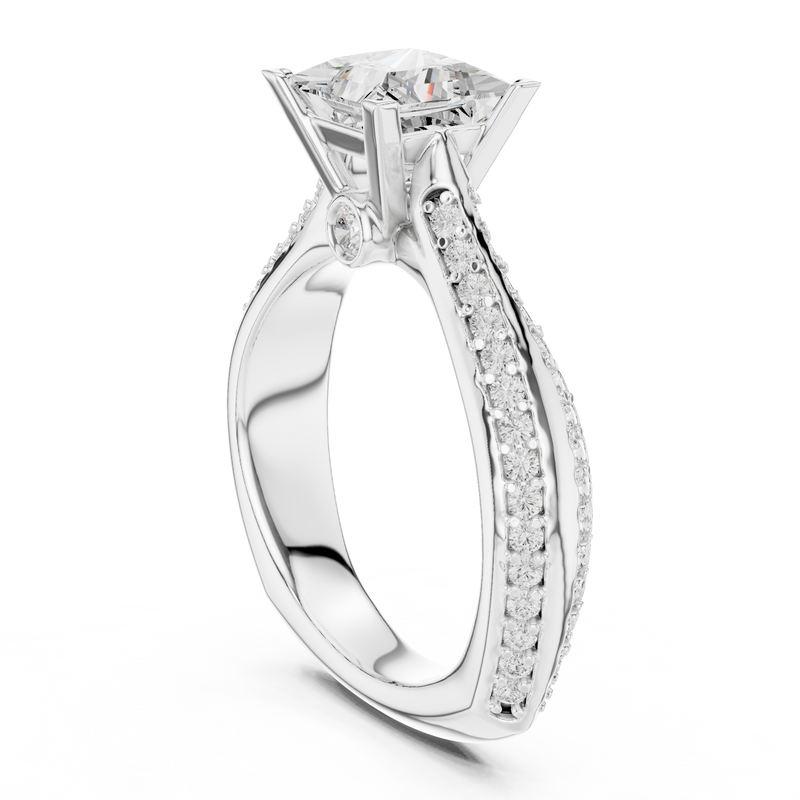 Ladies Ring LR-0280@7 - White Gold - Image