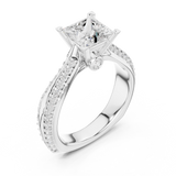 Ladies Ring LR-0280@7 - White Gold - Image