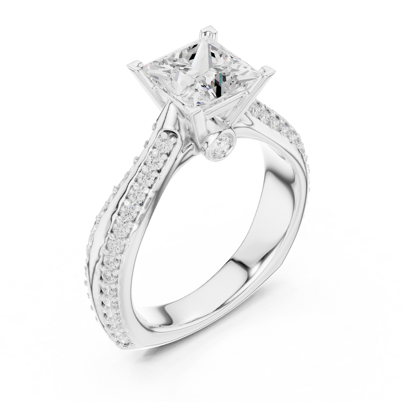 Ladies Ring LR-0280@7 - White Gold - Image