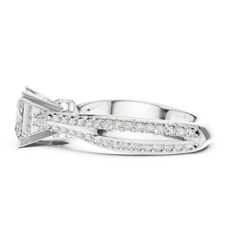Ladies Ring LR-0280@7 - White Gold - Image