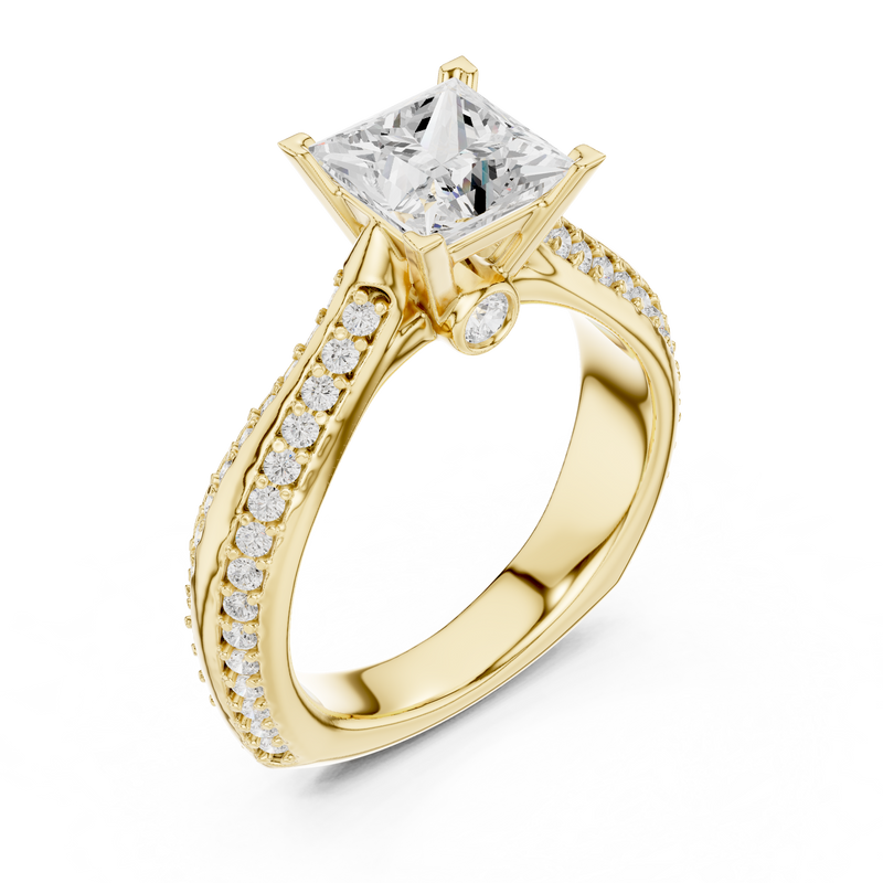 Ladies Ring LR-0280@7 - Yellow Gold - Image