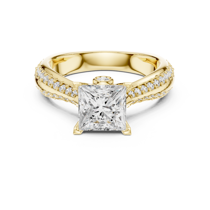 Ladies Ring LR-0280@7 - Yellow Gold - Image