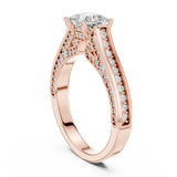 Ladies Ring LR-0281@7 - Rose Gold - Image