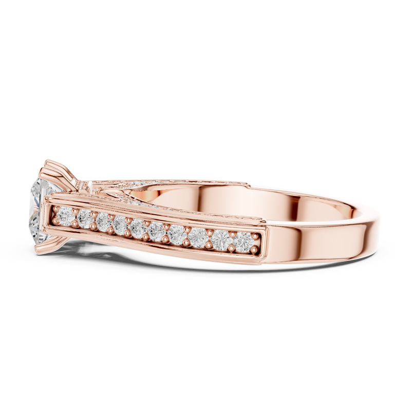Ladies Ring LR-0281@7 - Rose Gold - Image