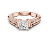 Ladies Ring LR-0281@7 - Rose Gold - Image