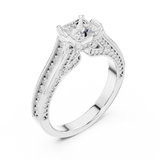 Ladies Ring LR-0281@7 - White Gold - Image