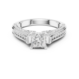 Ladies Ring LR-0281@7 - White Gold - Image