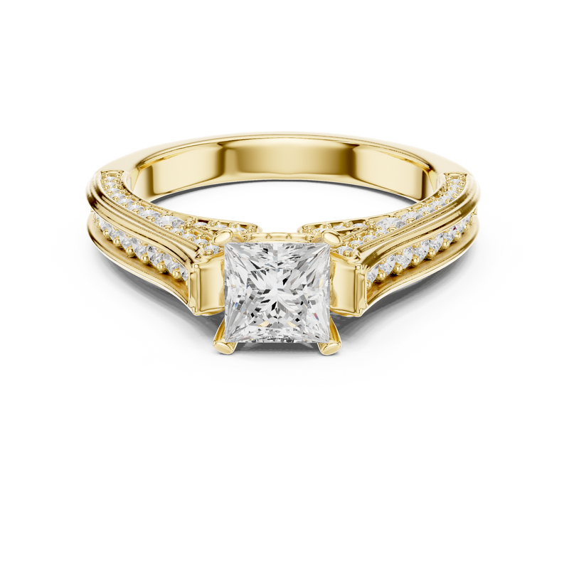 Ladies Ring LR-0281@7 - Yellow Gold - Image