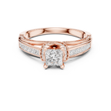 Ladies Ring LR-0282@7 - Rose Gold - Image