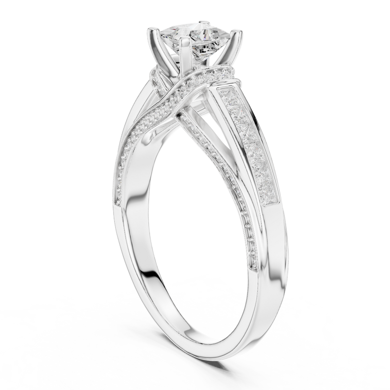 Ladies Ring LR-0282@7 - White Gold - Image
