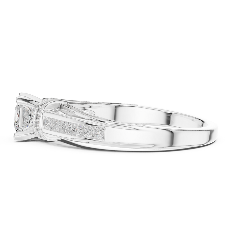 Ladies Ring LR-0282@7 - White Gold - Image