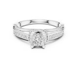 Ladies Ring LR-0282@7 - White Gold - Image