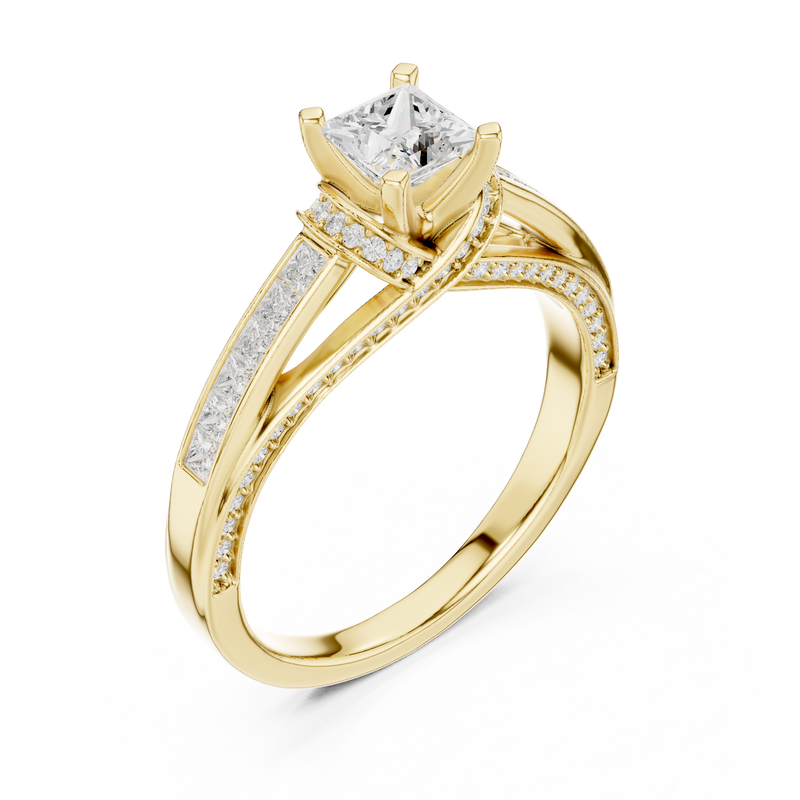 Ladies Ring LR-0282@7 - Yellow Gold - Image