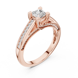 Ladies Ring LR-0283@7 - Rose Gold - Image