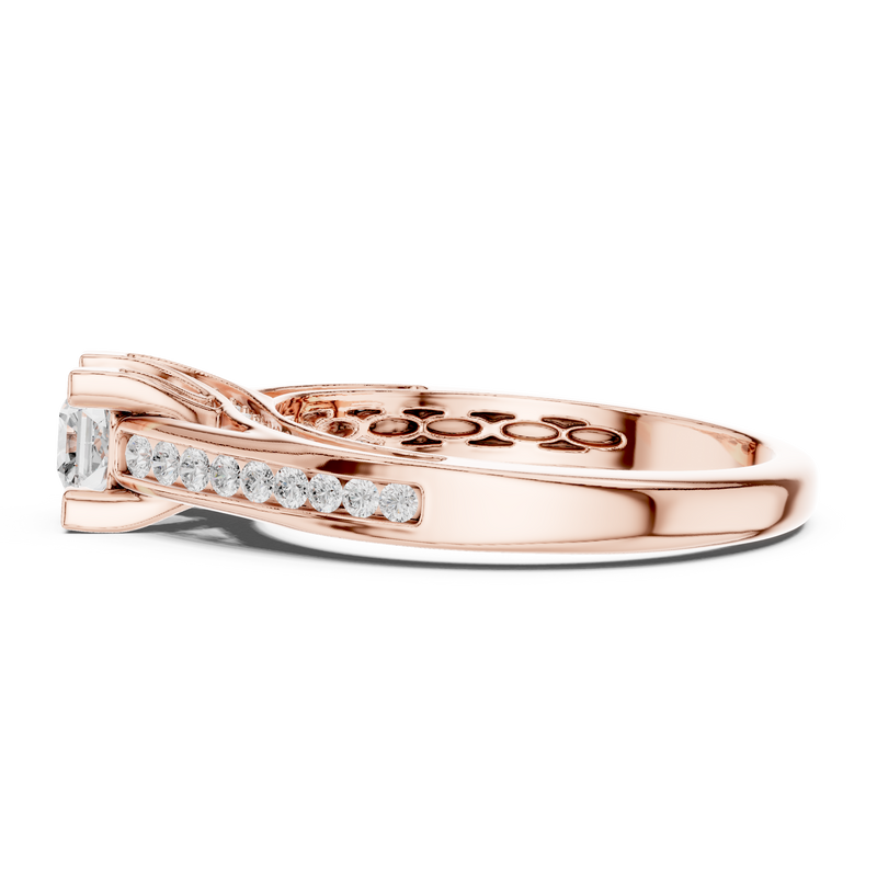 Ladies Ring LR-0283@7 - Rose Gold - Image