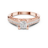 Ladies Ring LR-0283@7 - Rose Gold - Image
