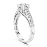 Ladies Ring LR-0283@7 - White Gold - Image