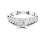 Ladies Ring LR-0283@7 - White Gold - Image