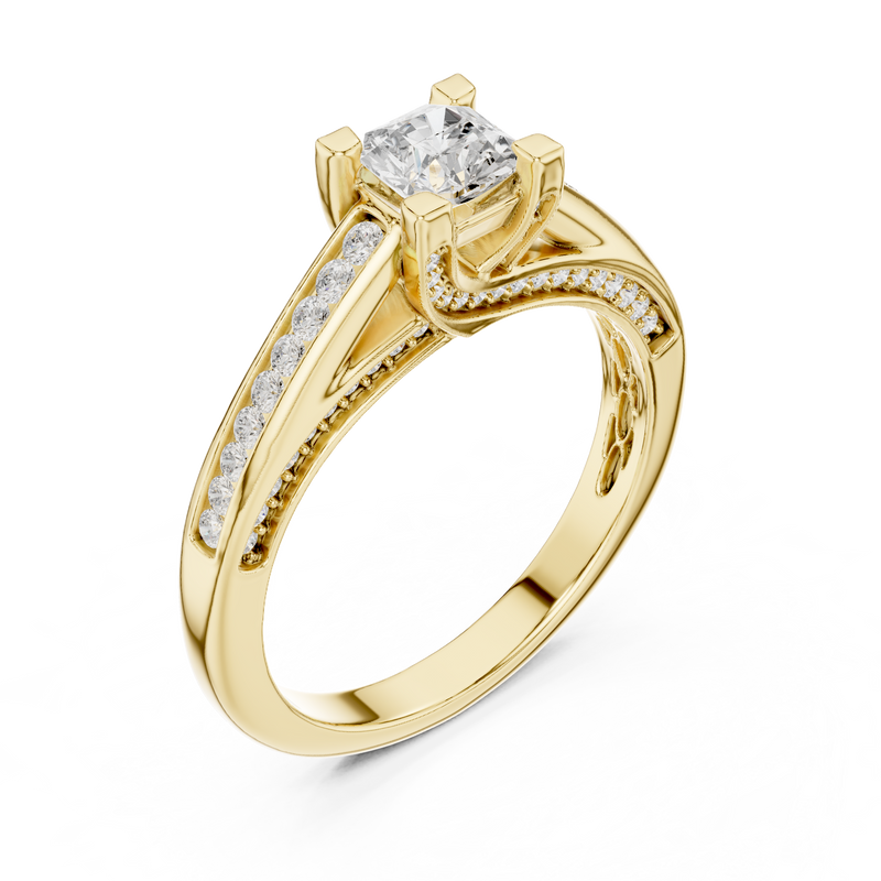 Ladies Ring LR-0283@7 - Yellow Gold - Image