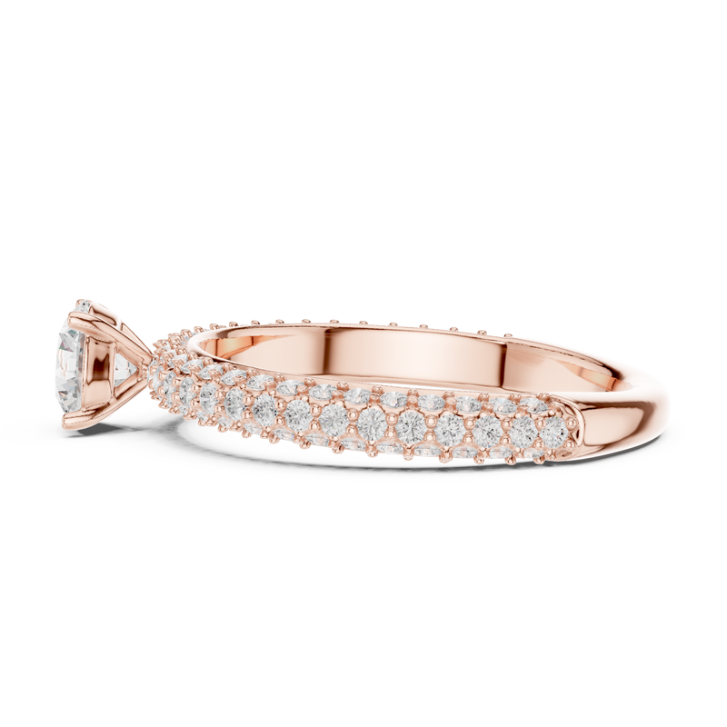 Ladies Ring LR-0288@7 - Rose Gold - Image