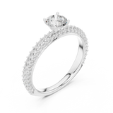 Ladies Ring LR-0288@7 - White Gold - Image