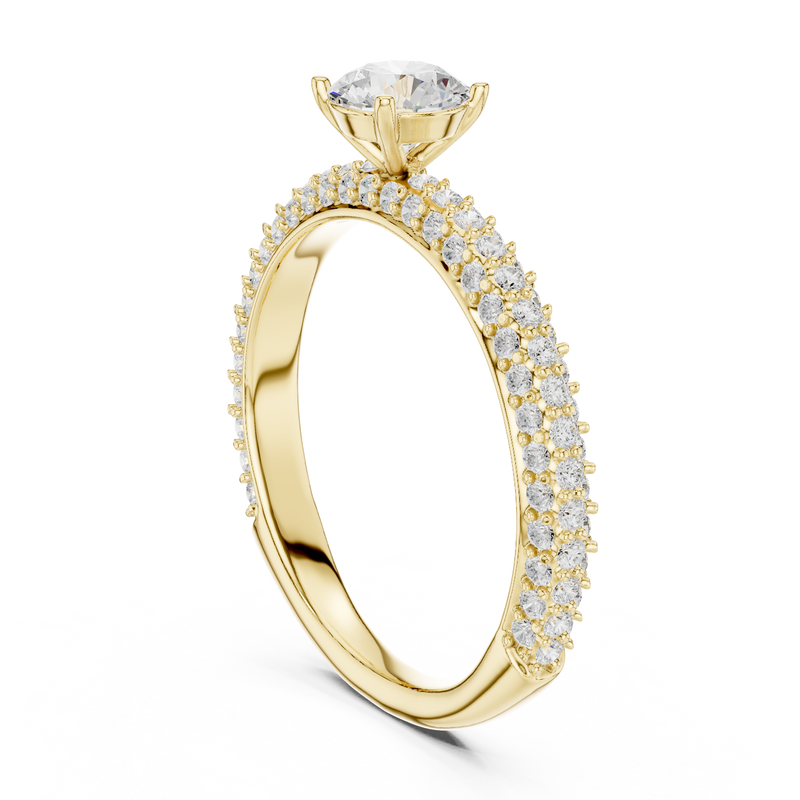 Ladies Ring LR-0288@7 - Yellow Gold - Image